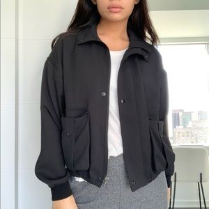 Aritzia Wilfred⎜KAMILLE BOMBER JACKET⎜BLACK